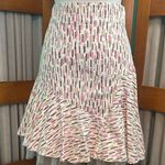 Fit and Flare Asymmetrical Midi Skirt with Tulle Pink Size undefined Photo 0