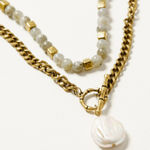 New Boot Barn Shyanne Sierra Winter Oearl Drop Necklace Photo 0