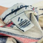 American Eagle  Tie Neck Tube Top Floral Large White Photo 5