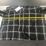 NWT Isabel Maternity Women’s Plaid Button Up Shirt XXL Black Size undefined Photo 7
