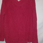 Maison Jules  Cranberry Knit Sweater XL Plus Photo 0