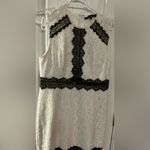 Strut & Bolt Women's White and Black Lace lined dr Dress Sal Photo 6