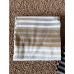 Old Navy  Lot Bundle of 2 Neutral Striped Fleece Infinity Scarves Neck Warmer Photo 1