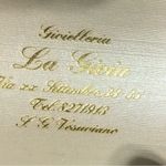 Gioielleria La Gioia stainless steel milky green/blue Quarts Ring.NEW in box Photo 1