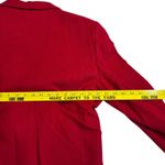 Hunt Club Merino Wool Blazer Classic Business Career Jacket Red Size 10** Photo 8
