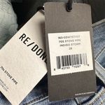 RE/DONE NWT  Women's 70s Stove Pipe Jeans Size 28 Blue Straight Leg Denim Photo 5