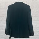 Josephine Chaus Silk Blazer 8P Two Button Green Career Petite NWT ⨠Photo 3