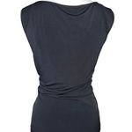 Connected Apparel Black Blue Sleeveless Sequin Shimmer Tank Top Blouse Plus 16 Photo 2