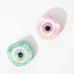 Frasier Sterling nwt Evil Eye Hair Claw Clip Set approx 2.25” Pink Photo 1