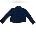 Calvin Klein Black Sparkly Open Front Lightweight 3/4 Sleeve Cardigan Size MED Photo 2