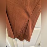 NWT Time & Tru Maternity Size L Brown Ribbed Knit Long Sleeve Maxi Dress Size L Photo 7