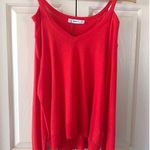 ZARA NWT Red Cut-out Shoulder Sweater Photo 2
