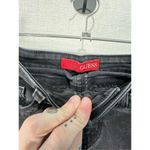 Guess  Black Low Rise Sturdy Denim Fitted Skinny Jeans With Some Fading Photo 1