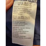 AnyBody Navy Blue V Neck Elastic Waist Wide Leg Jumpsuit Women Large Casual Photo 8