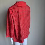 Y2K Studded Slinky Open Front Cardigan Orange Size M Photo 5