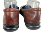 Aravon New Balance Brown Leather Slip On Rubber Sole Loafers Women's 10 2A Photo 3