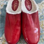 Cole Haan Coke Haan Red patent leather clogs sheep skin lining
Size 7.5 Photo 2