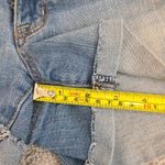 American Eagle  Shorts Size 6 Womens Cuffed Blue Denim Distressed Hem Stretch Photo 6