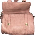 Anthropologie Aidy Pink Faux Leather Barrel Bag Photo 7