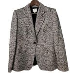 Armani Collezioni  Alpaca & Wool Boucle Tweed Houndstooth Blazer Size 10 US 46 Photo 0
