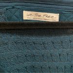 Free People  We The Free Teal Thien's Hacci Sweater Top Size S Photo 5