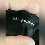 Blu Pepper  women’s dress size med Dark black color Photo 5