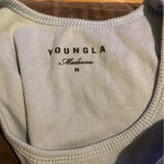 YoungLA Gray Fitted Sleeveless Tank Top Size M Photo 1
