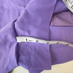 J.Crew NWT Women's Pintuck suit short in bi-stretch cotton blend purple size 12 Photo 11