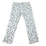 J. Crew Cactus Christmas Tree Lights Holiday White Flannel Pajama Bottom Pants M Size M Photo 6