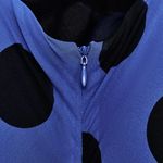 ZARA  Blue Polka Dot dress trending maxi Ruffled bodycon fitted bohemian Photo 11