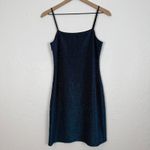 Lulus  Late Night Party Teal Blue Sparkly Bodycon Mini Dress Size Large Photo 3