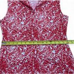 IBKUL COLLEEN Sleeveless Dress Size S UPF 50 Quick Dry Pink Roses Animal Print Red Size M Photo 6