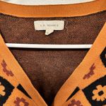 LA Hearts Vintage style brown and black floral crop sweater by L. A. Hearts size size S Photo 1