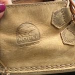 Sorel  Waterproof Out and About Boots Lace Up Snow Boots Classic Tan Leather 9 Photo 2