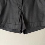 EXPRESS ‎ sz 6  black mom linen shorts Photo 2