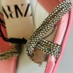 ZARA rhinestone Vinyl high heel sandals 1324/010 size 36 Photo 12