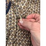 Free People  Puff Sleeve Tie Front Floral Scoop Neck Blouse Multi Women's Small Photo 6