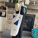 Isabel Marant  Blue and White Graphic Tote Photo 1