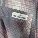 BDG Urban Outfitters NWT Brendan High Low Hem Button Front Flannel Shirt Size XS Photo 4