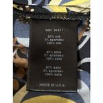 Rozae RN Sz. Small Silk Blouse Sleeveless Tie VNeck All Over Print BOHO USA Made Photo 7