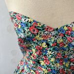 MINKPINK flirty sweetheart strapless dress size small floral fit flare flirty Photo 3