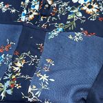 Bloomchic  navy flutter sleeve blouse with floral print size 12 SEE DESCRIPTION Photo 4