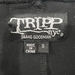 Tripp NYC  Sz S Dress Daang Goodman Black Grommet Harness Dress Goth Emo Stretch Photo 2