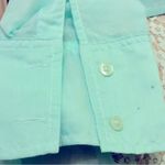 Candie's Vintage CANDIE’S Light Pastel Seafoam Green Top Photo 6