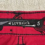 Lovesick from Hot Topic High Waist Shorts Red Size undefined Photo 10