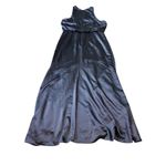 NWT Dessy Collection Size 18 R1 Midnight Navy Blue Keyhole Back Dress Gown FLAW Photo 3