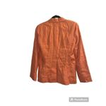 Eddie Bauer ✨ 100% Linen Coral Single Breasted
Classic 3-Button Blazer✨ Photo 3