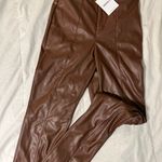 Forever 21 Brown Leather Pant Photo 3