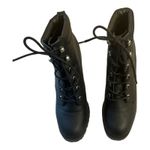 Madden Girl Leon lace up chunky sole wedge boots size 9 NWOB Photo 1