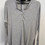 Aerie Offline By Ribbed Long Sleeve Top High Low Thumb Holes Distressed Small Photo 0